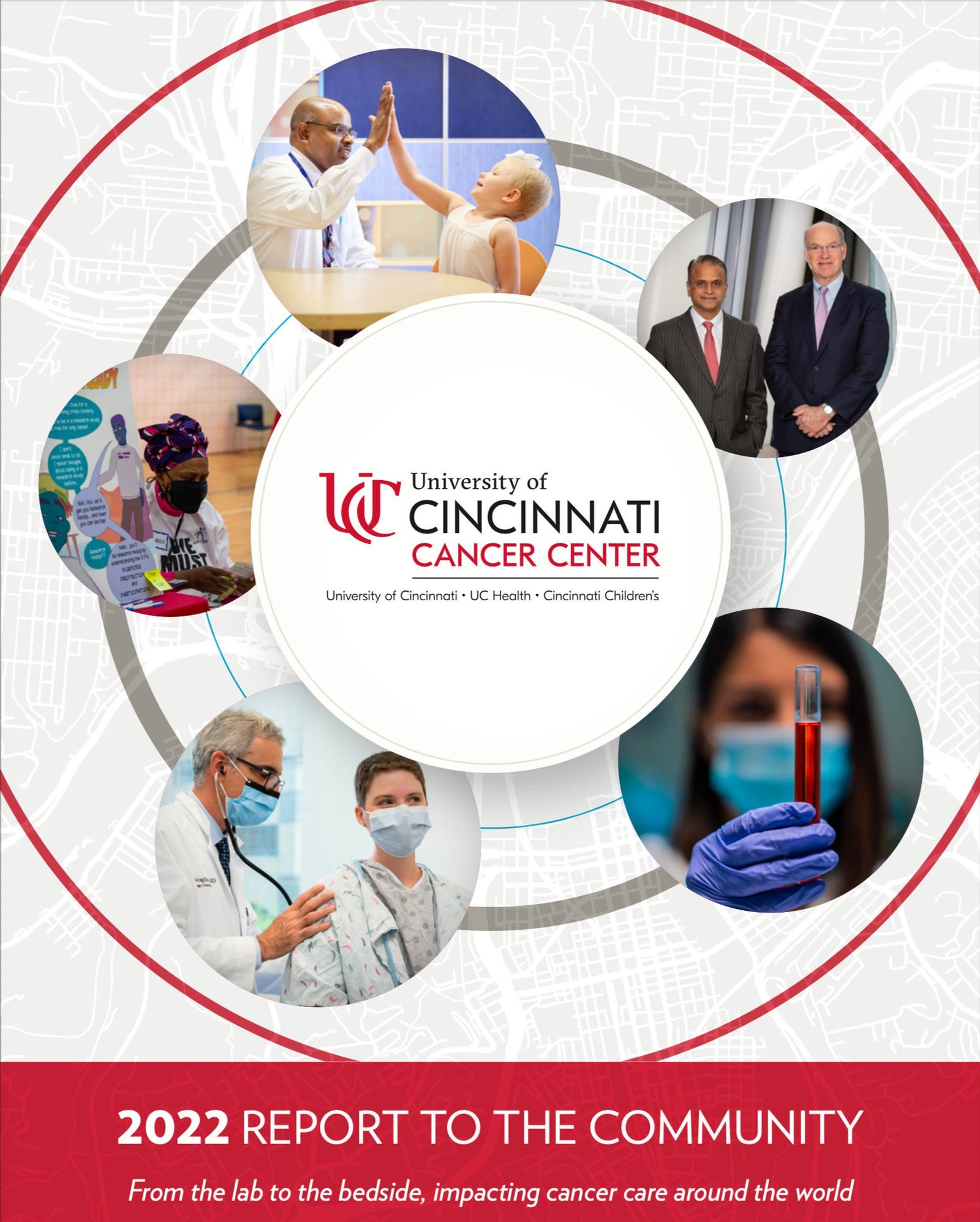 2022 Report to the Community Cover Photo of the cover from the 2022 Report to the Community