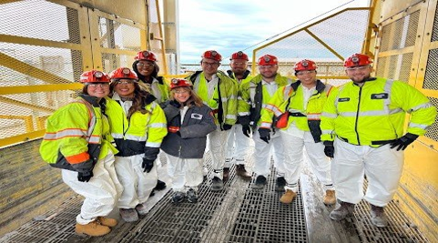 image of students at River View Coal