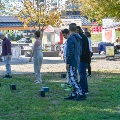 group of people doing yoga at blink