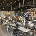 kitchen setup for the food as medicine series at the create culinary studio at the cincinnati museum center