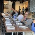 group of people learning during the food as medicine series at the create culinary studio at the cincinnati museum center