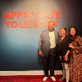 philip cunningham, meriden mcgraw and sian cotton at the appreciate your body exhibit