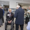 Dr Tew welcoming guests at the beginning of the event