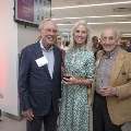 Three people posing