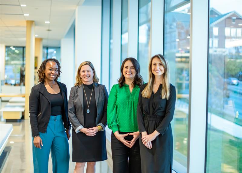 Team the workplace mindfulness team including Tian Philson, Sian Cotton, Meriden McGraw, Susie McDonald