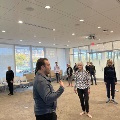 group of people doing tai chi