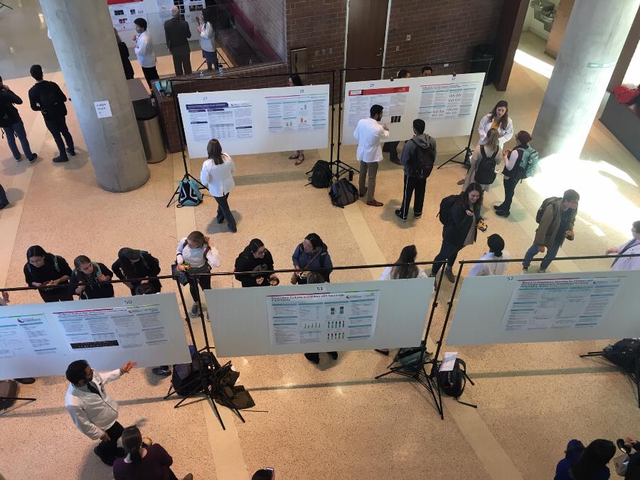 2018 Research & Service Symposium Students Presenting Research in MSB