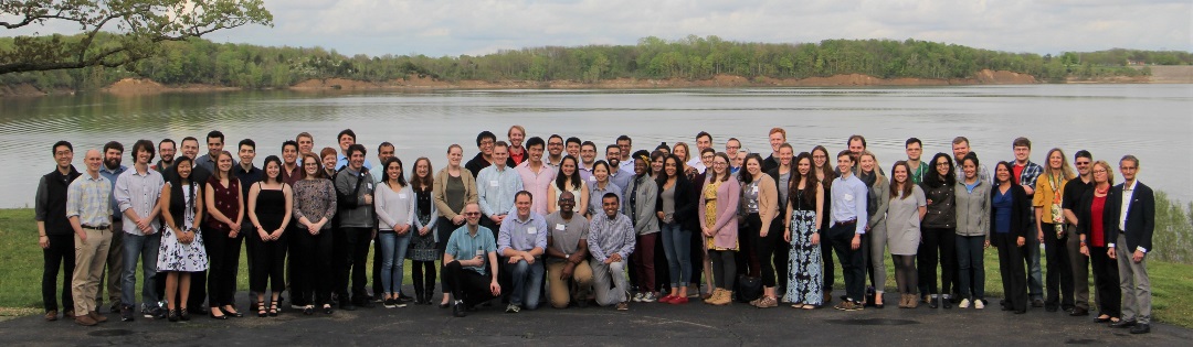 Group photo with river in background